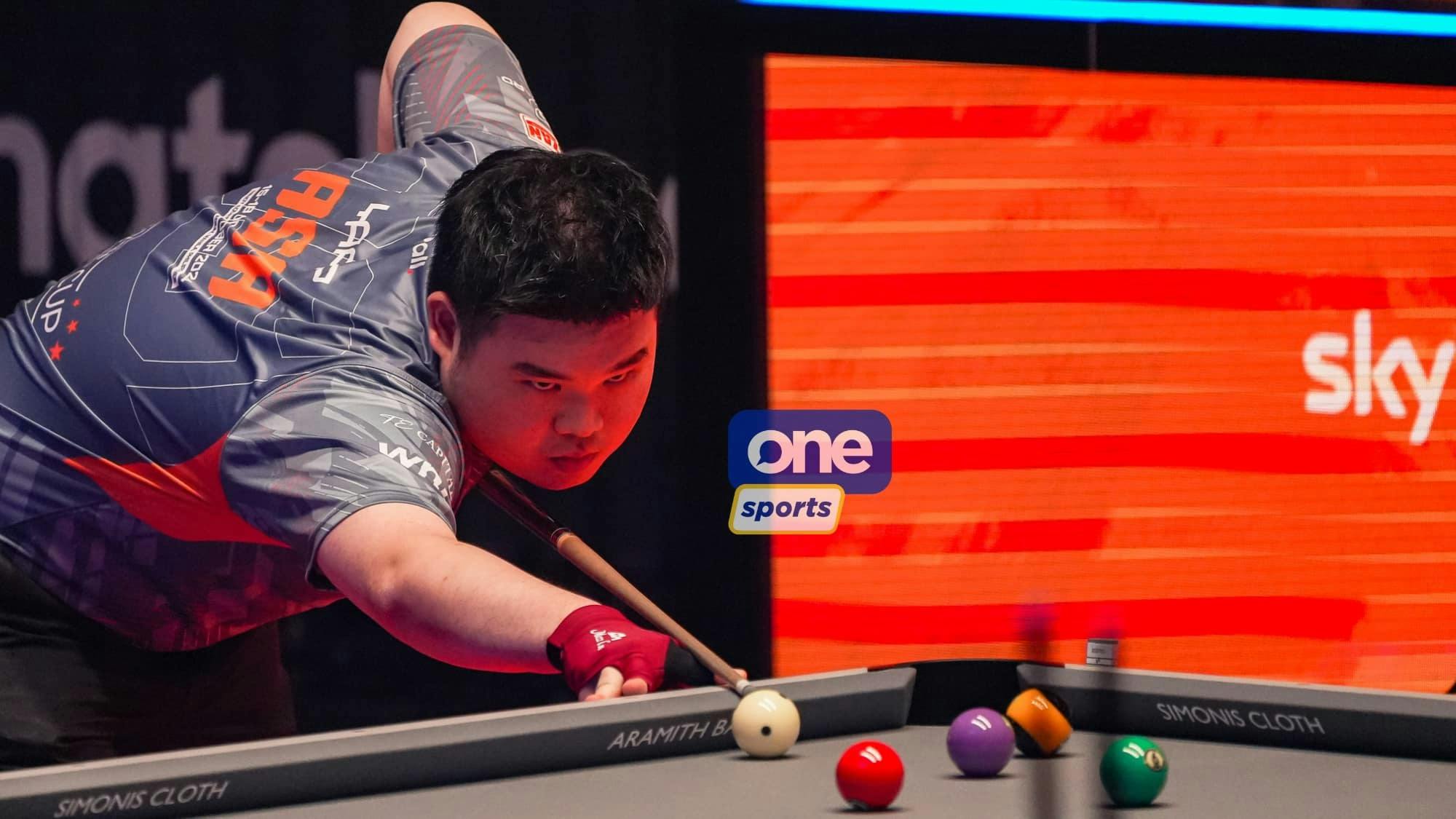 Aloysius Yapp gives Team Asia the lead after thrilling singles win to close Day 1 of 2024 Reyes Cup